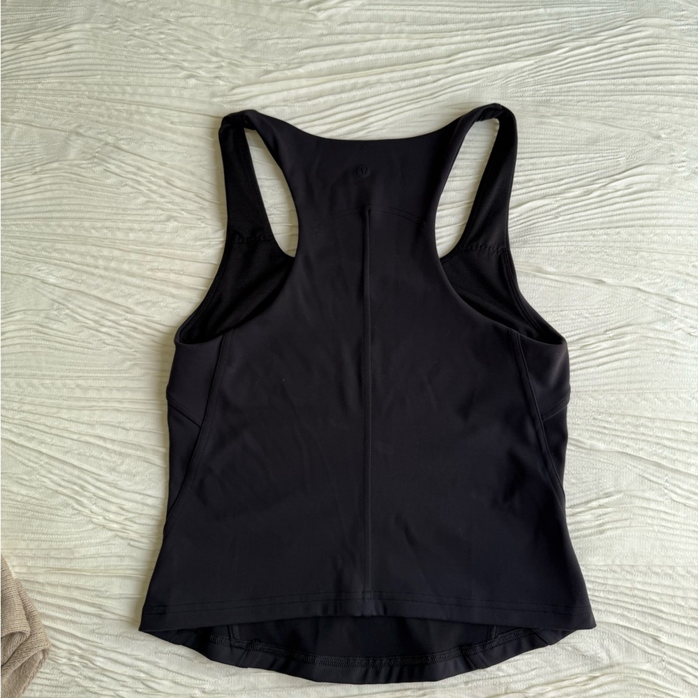 Black Racerback Tank Top - Picture 2 of 3